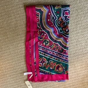 100% silk scarf- NWT